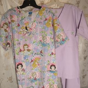Disney/Blue Sky Scrub Set Size XL/L